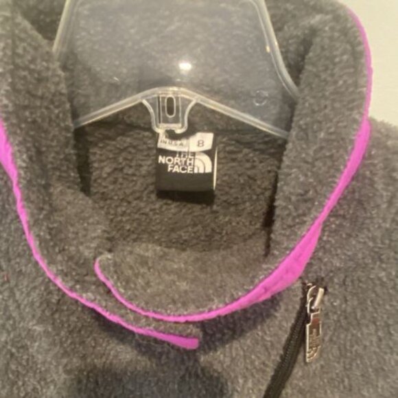 The North Face Women's Extreme Pile Pullover Half-zip Size 8 Purple /Coal Gray - Picture 4 of 10